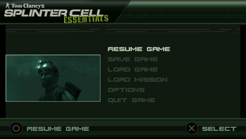 Splinter Cell Essentials screenshot 4 for PSP